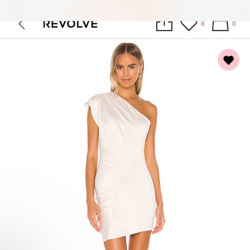 Elliatt One-Shoulder White Dress